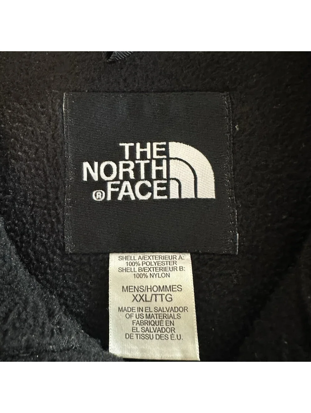 Men’s XXL The North Face Denali Polartec Fleece Full Zip Jacket Size 2XL Flaw